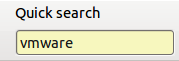 quick search box
