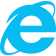 The internet explorer icon