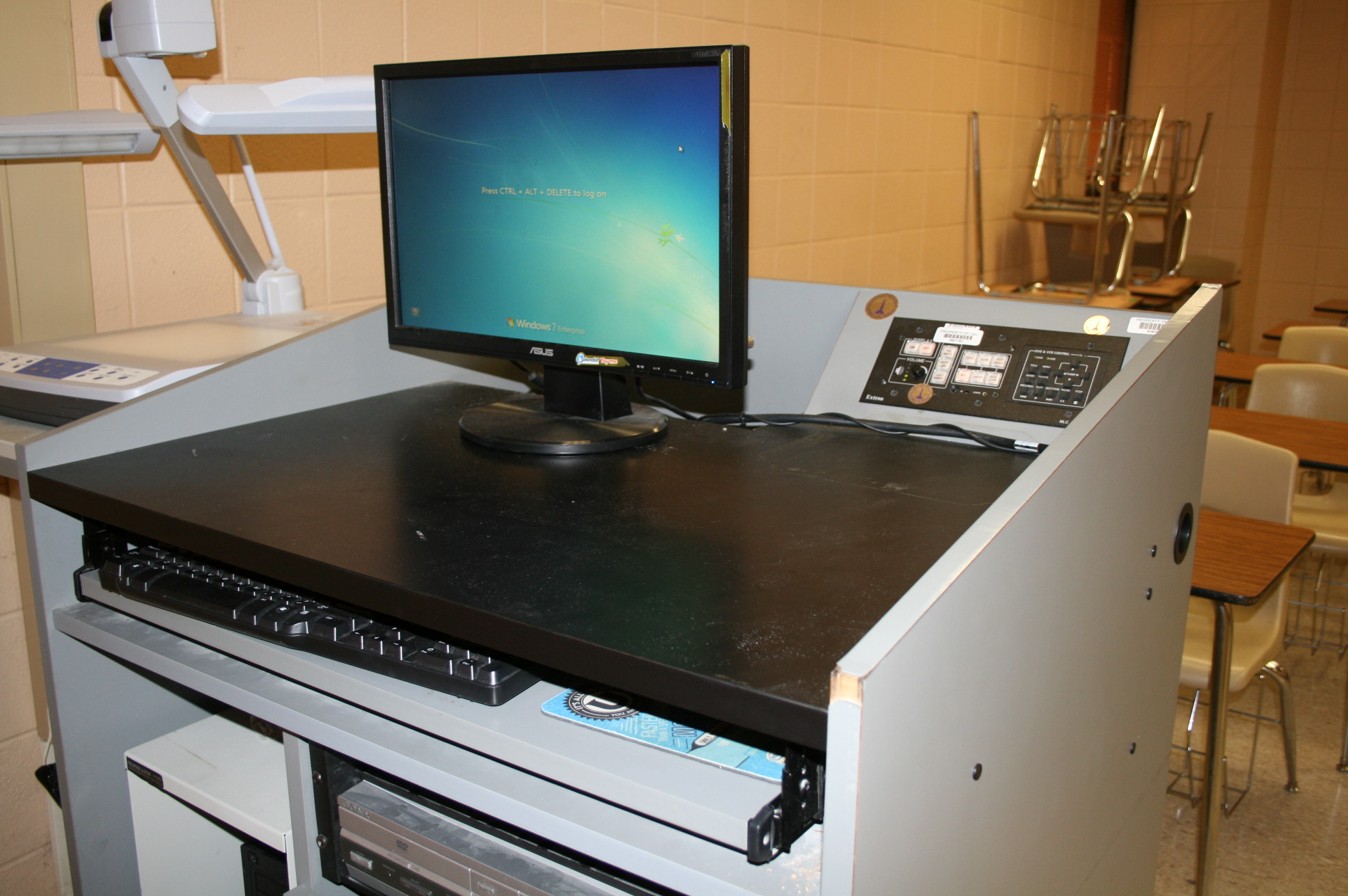 An image of Tureaud 108 taken from the front of the classroom