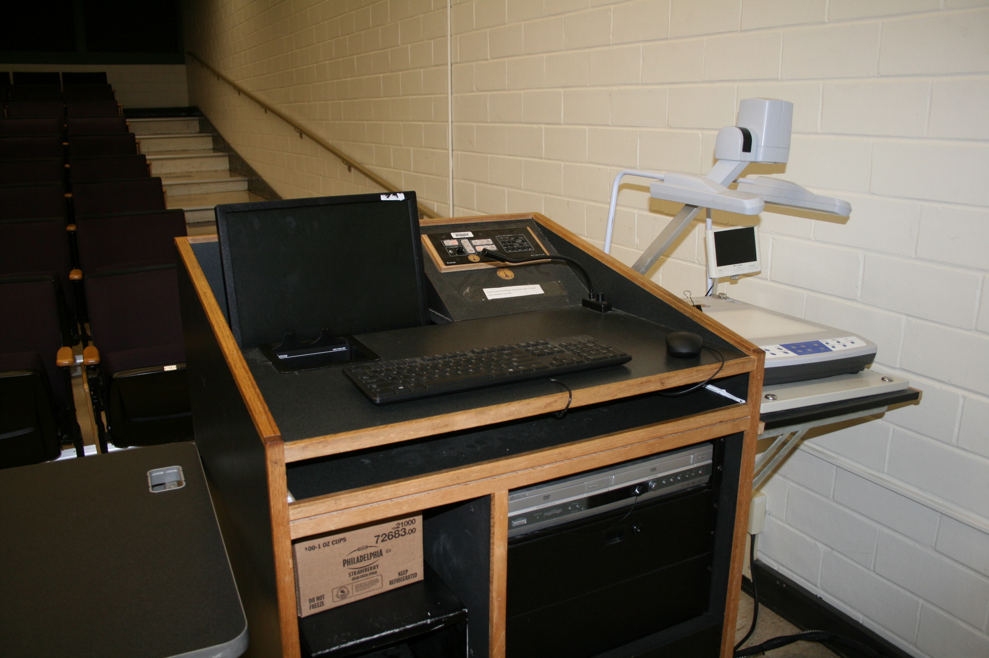 view from the front of the classroom