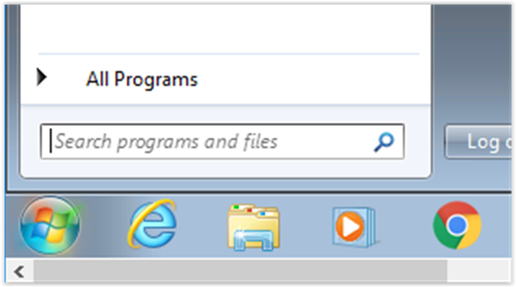 Start then All Programs
