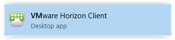 vmware horizon client desktop app