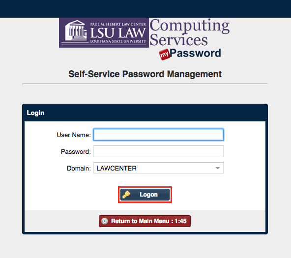 LSU Library: Law: Password Management (Students) - GROK Knowledge Base