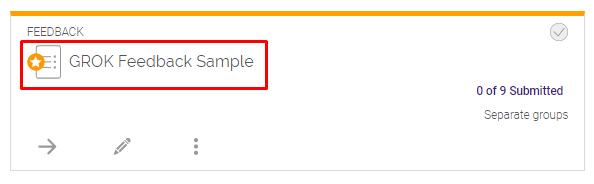 Moodle: Activities & Resources: Add Feedback Questions - GROK Knowledge