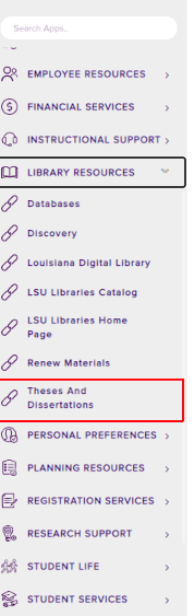 lsu theses and dissertations