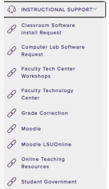 myLSU Portal | Instructional Support