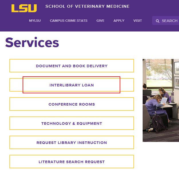 interlibrary loan button
