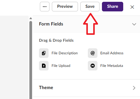 Save button highlighted