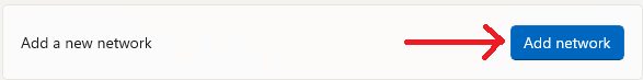 add network button